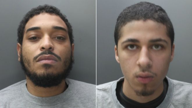 Joseph Zulu (left) has been jailed for life. Nicholas Grant was given 11 years for manslaughter