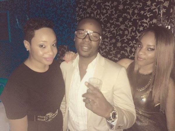 PIC: Stunner with ex Pokello and lover Melissa