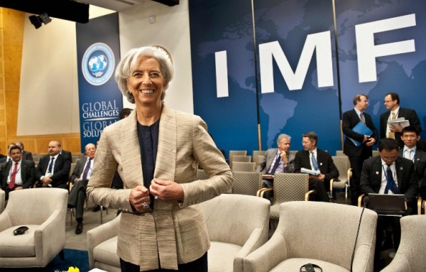 FILE: International Monetary Fund managing director Christine Lagarde during an IMF summit.