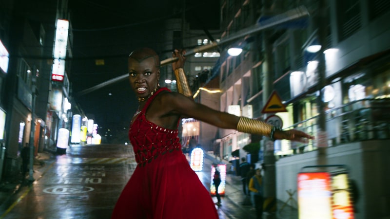 'Black Panther' MVP Danai Gurira on growing up American in Africa, Marvel's gamechanging superhero blockbuster and the art of being a baddass. Marvel Studios