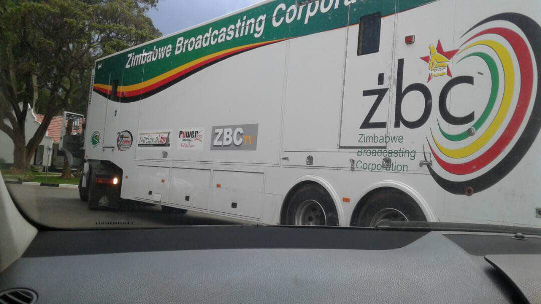 ZBC Outside Broadcast Satellite Van