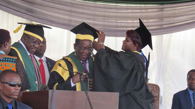 Mnangagwa Picks Up Second PhD Degree In One Week - theZimbabweNewsLive